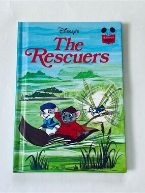The Walt Disney Company The Rescuers Vintage 1977 Illustrated Hardcover Book